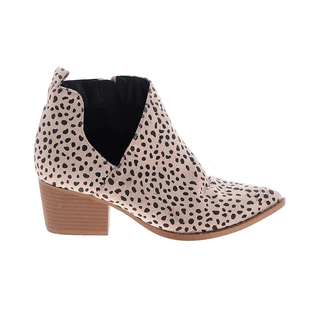 Jolimall Animal Print Ankle Boots Sz 9